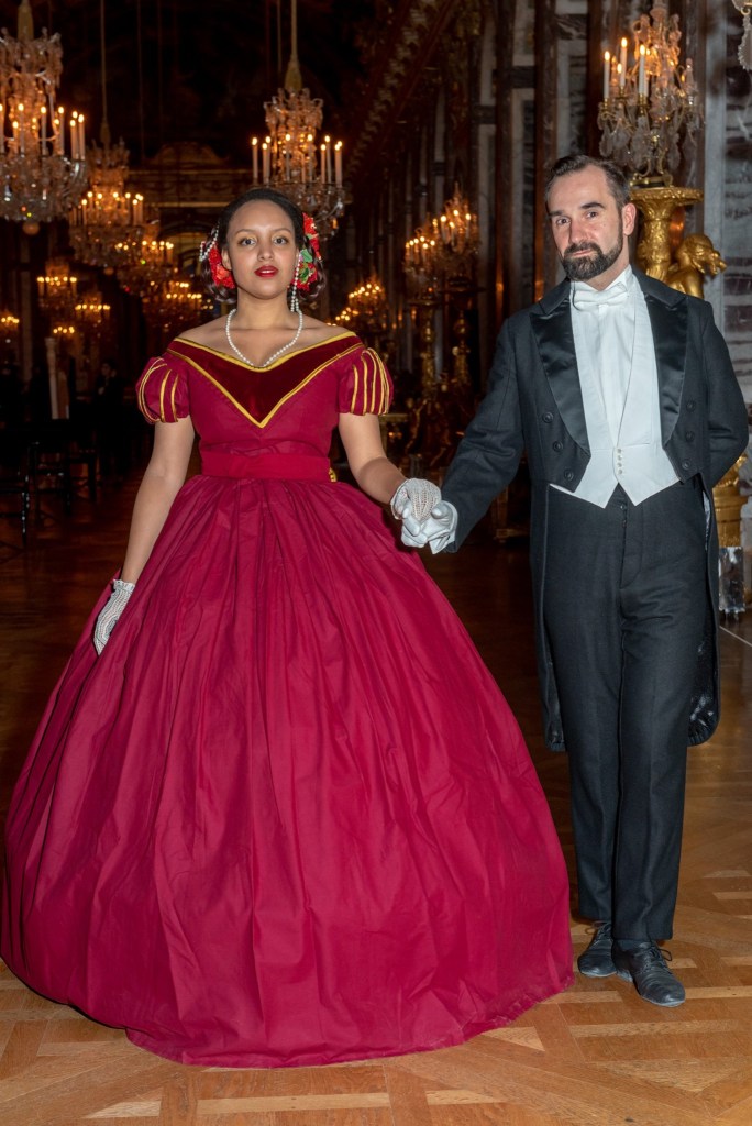 Danseurs du Ballet imperial dans Galerie des glaces